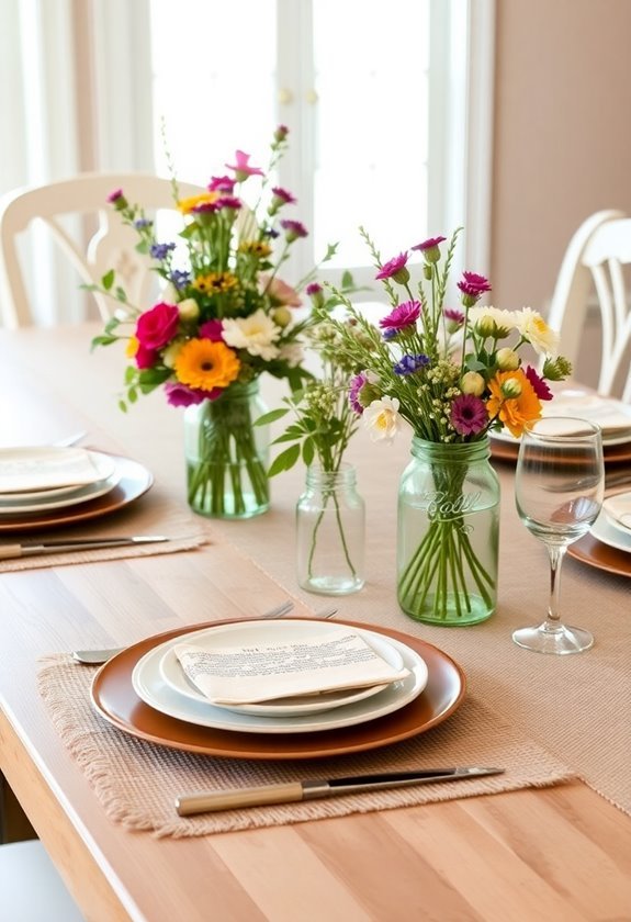 affordable dining table decor