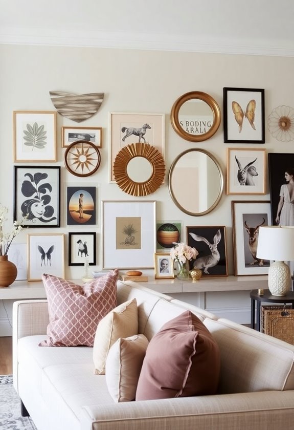 art display arrangement ideas