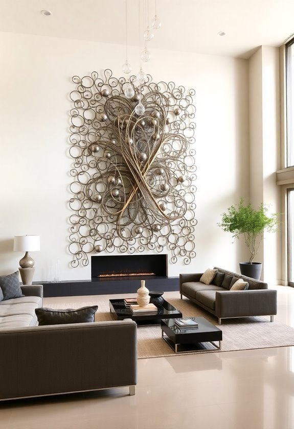 artistic three dimensional wall decor