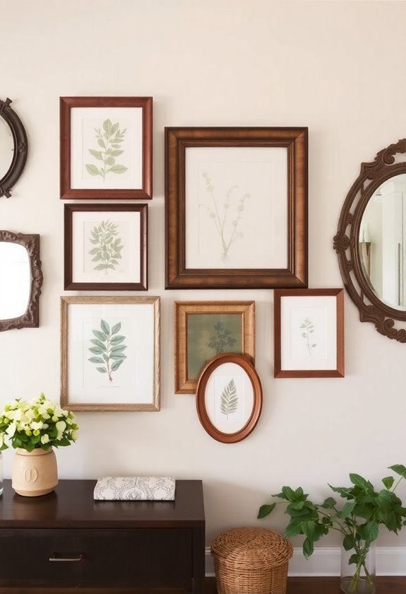 artistic wall arrangement ideas