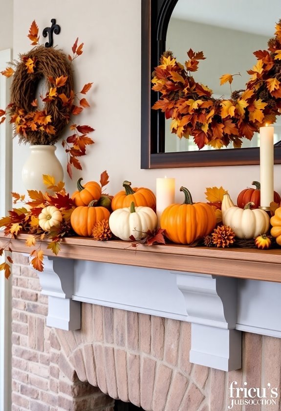 autumn harvest decor elements