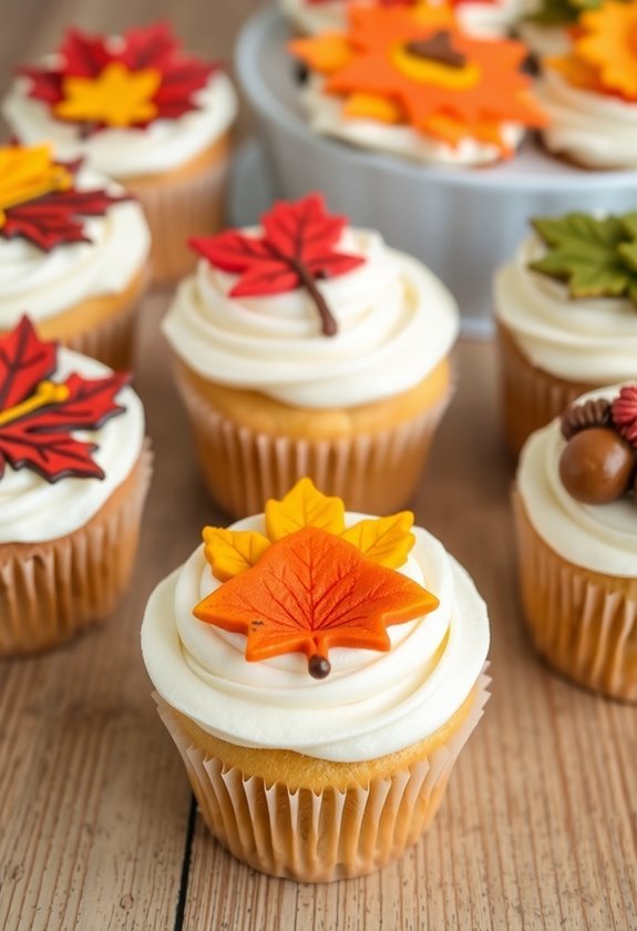 autumn inspired decorative frosting