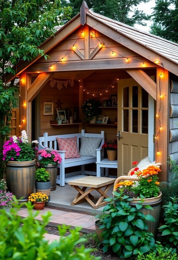 backyard shed decor ideas