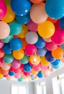 balloon ceiling decor ideas