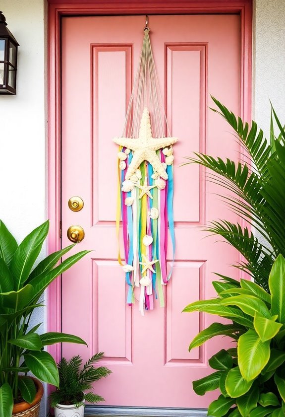 beach inspired decorative hangings