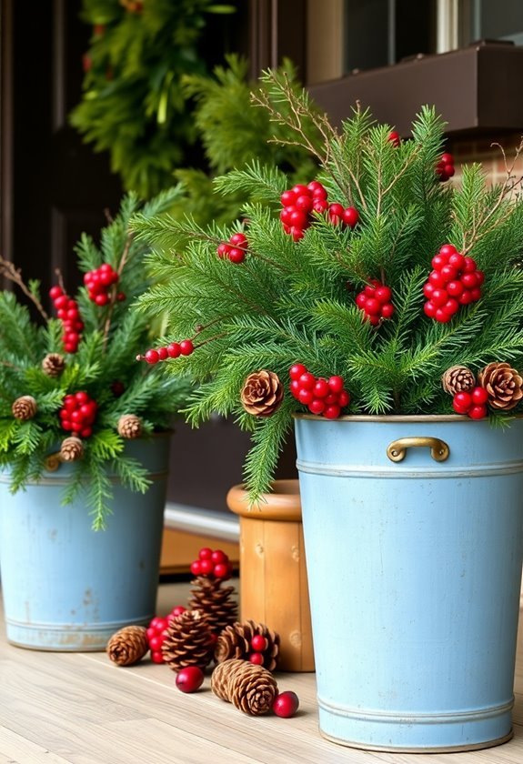 beautiful outdoor planter arrangements