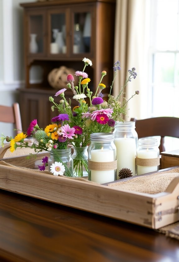 charming natural table decorations