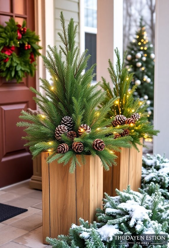 charming outdoor plant displays