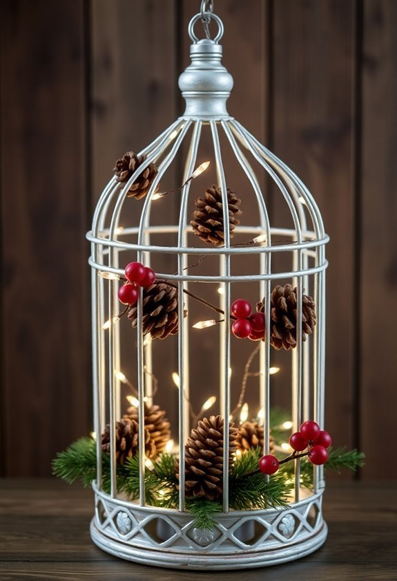 charming vintage birdcage design