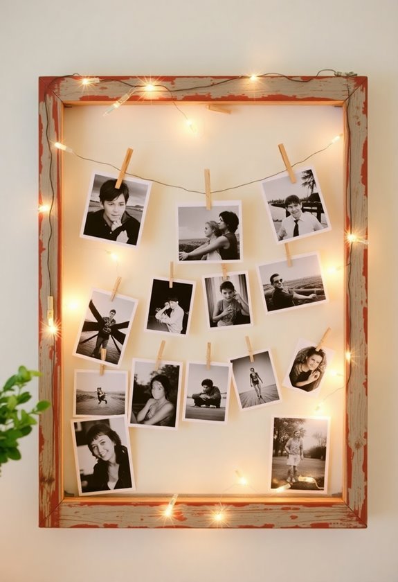 charming vintage photo arrangements