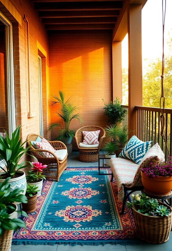 chic rugs for outdoors