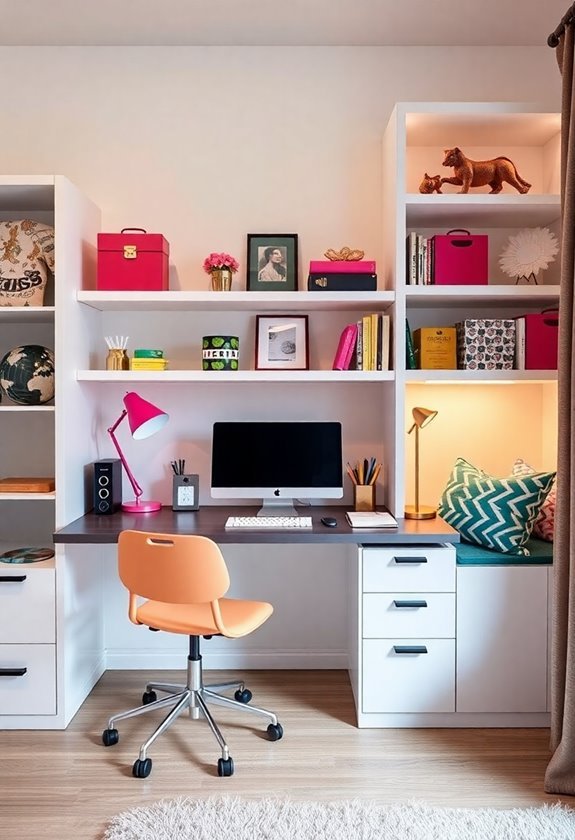 chic workspace with elegance