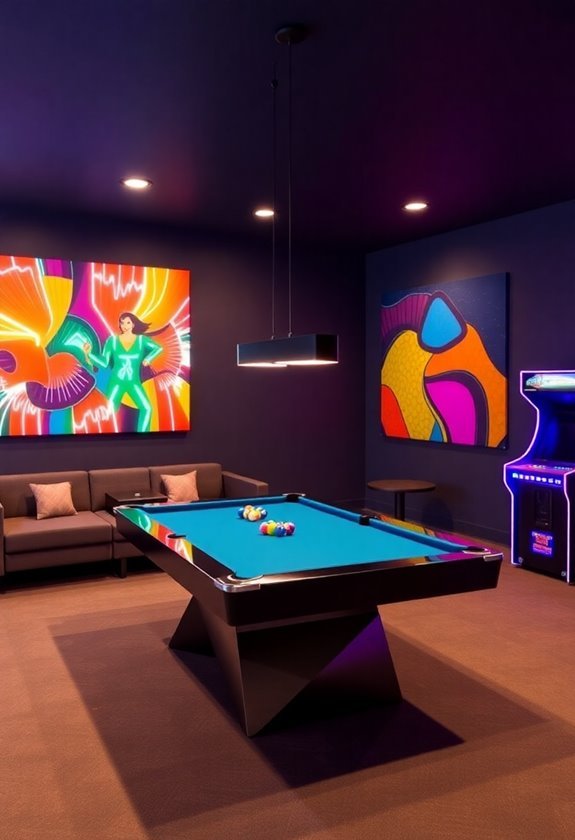 colorful and lively space