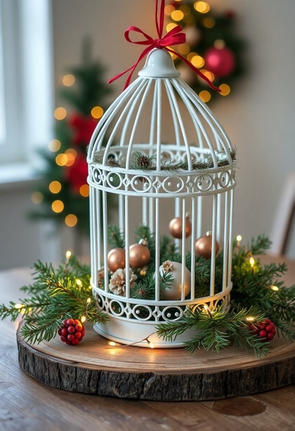 colorful handcrafted bird cages