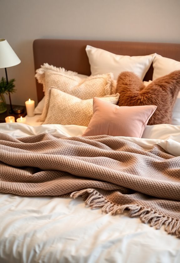 comfortable and warm linens