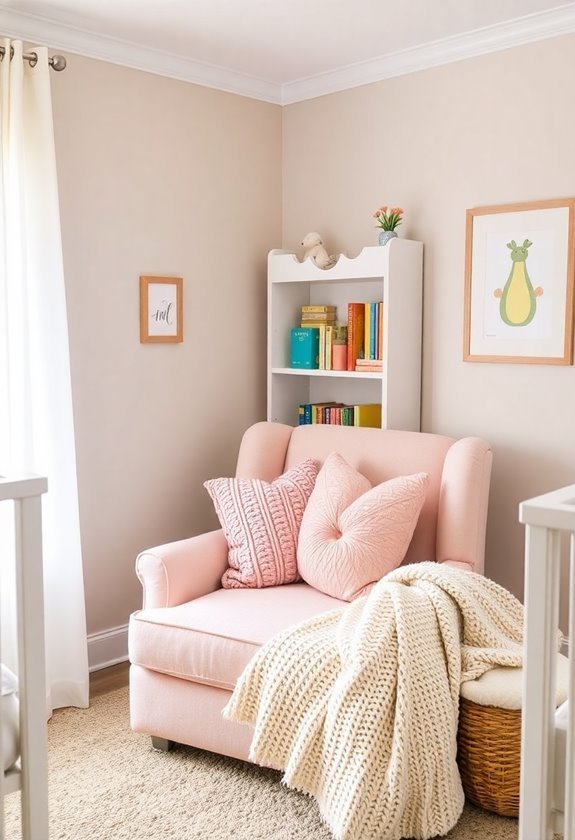 comfortable corner for reading