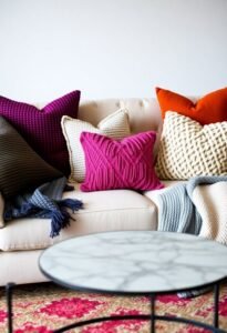 couch decor ideas with pillows