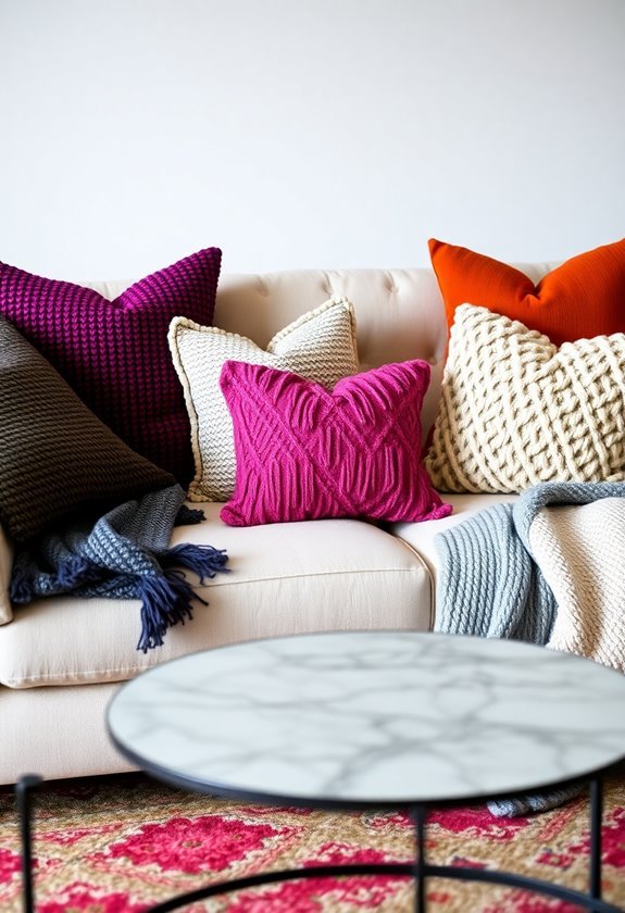 couch decor ideas with pillows