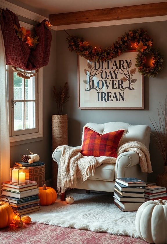 cozy corner for reading