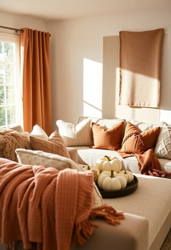 cozy fall living room decor