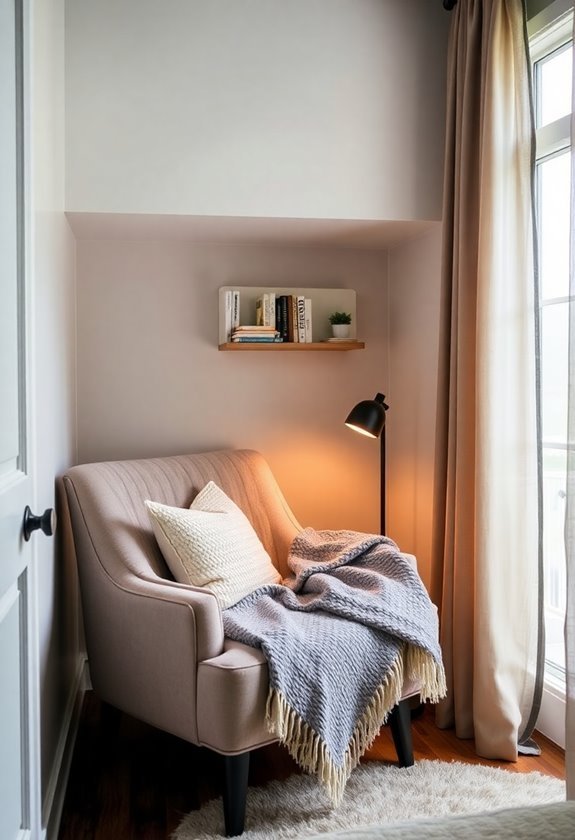 cozy nook for reading