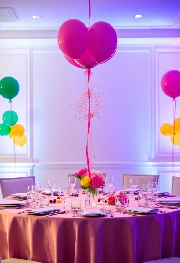 creative balloon centerpiece ideas