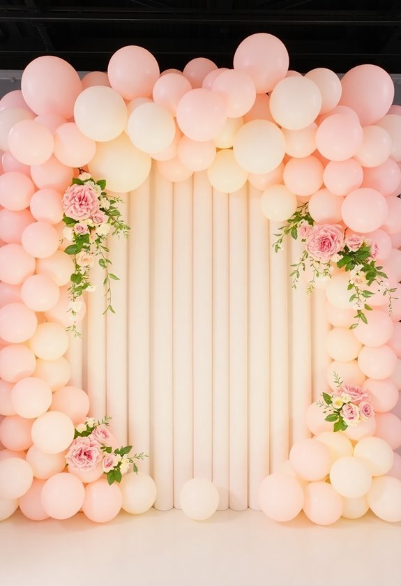 creative balloon wall displays