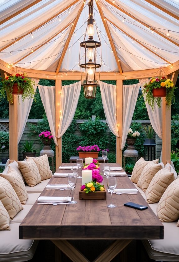 creative gazebo decor ideas