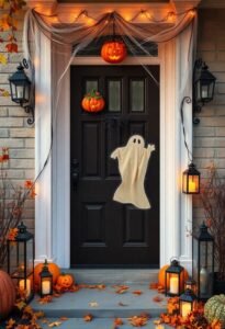 creative halloween door decorations