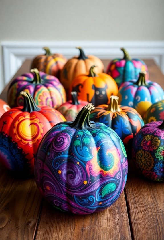 creative halloween pumpkin art