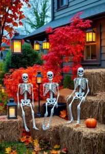 creative halloween skeleton decorations