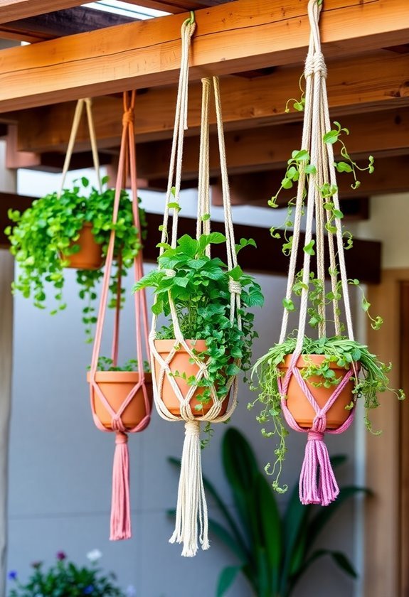 creative indoor plant display