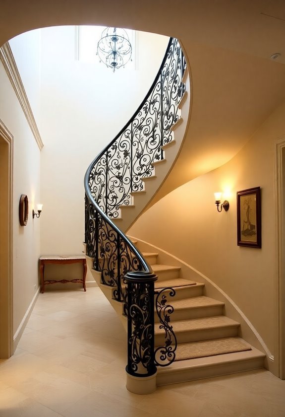 creative staircase railing designs