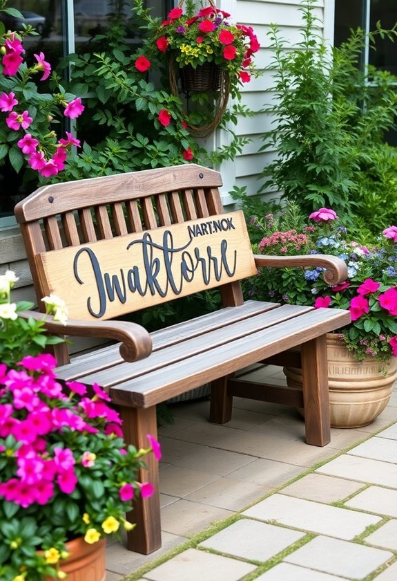 custom name decor signs