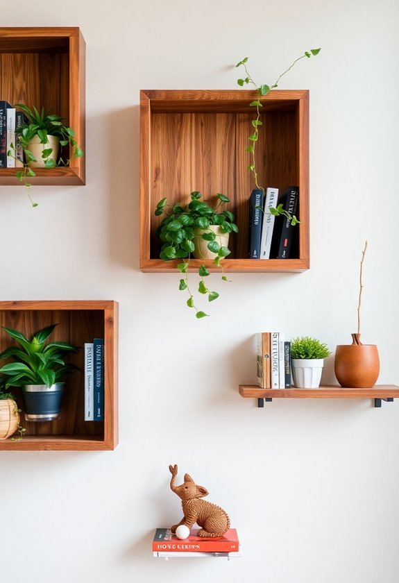 customizable decorative wall storage