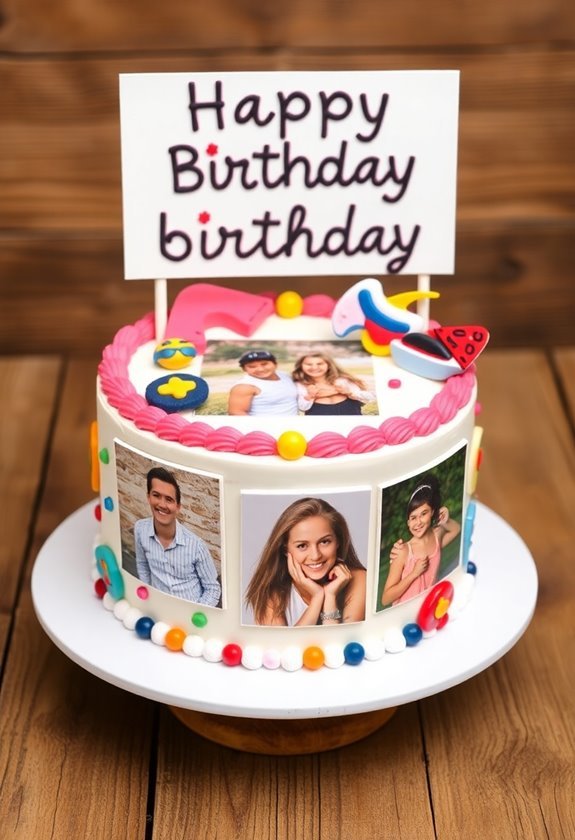 customizable edible image cakes