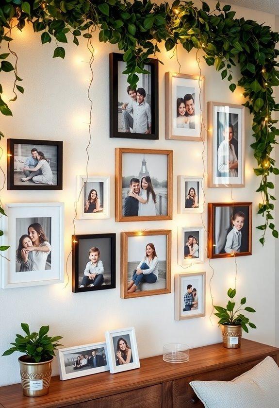 customizable picture display wall