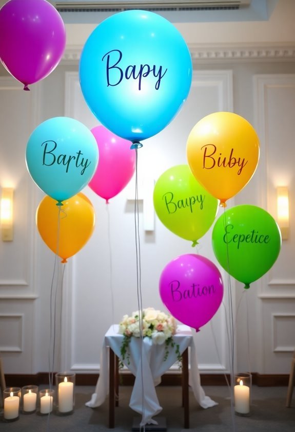 customized balloon decorations ideas