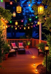 deck lighting decor ideas