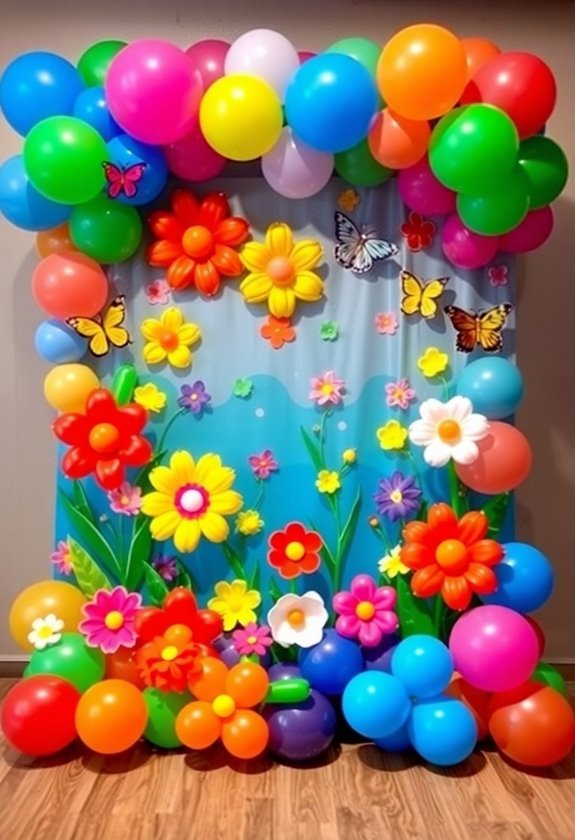 decorative balloon party backgrounds