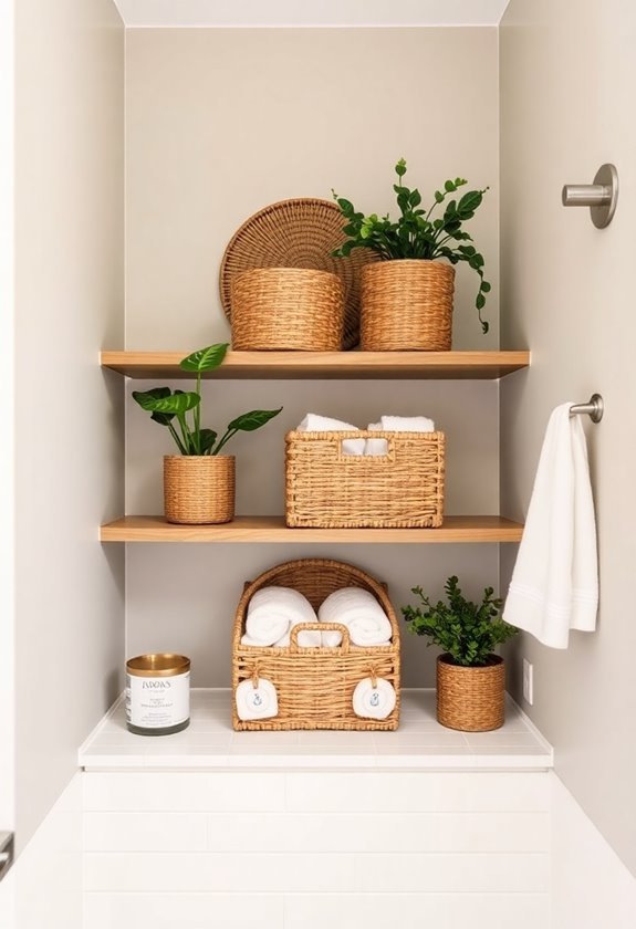 decorative baskets for organization