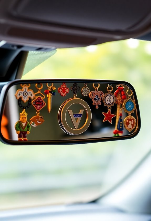 decorative car mirror accessories