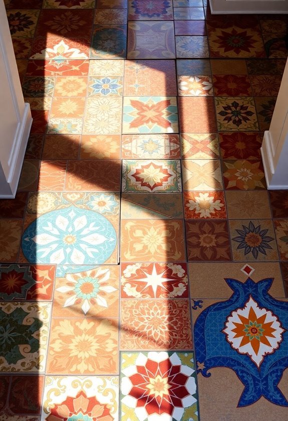 decorative ceramic flooring design