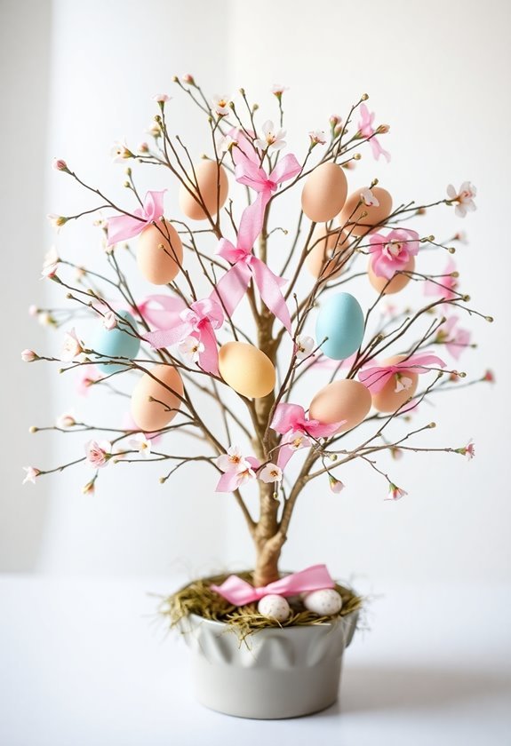 decorative egg tree arrangements