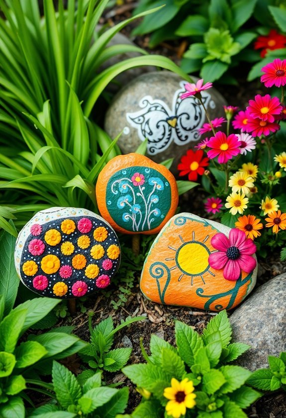 decorative garden stone labels