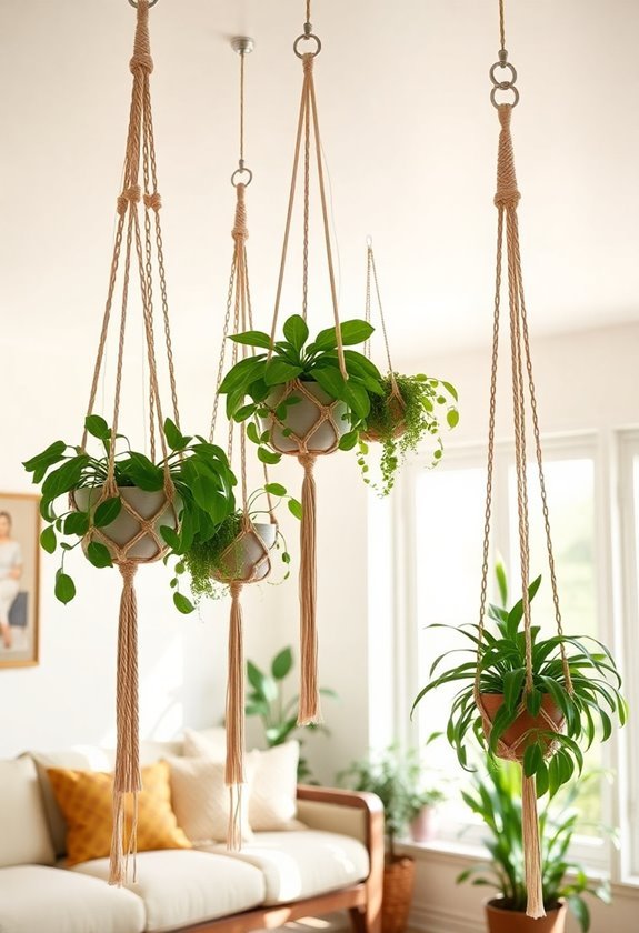 decorative hanging plant holders