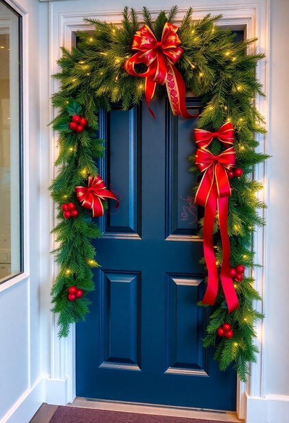 decorative holiday embellishments displayed