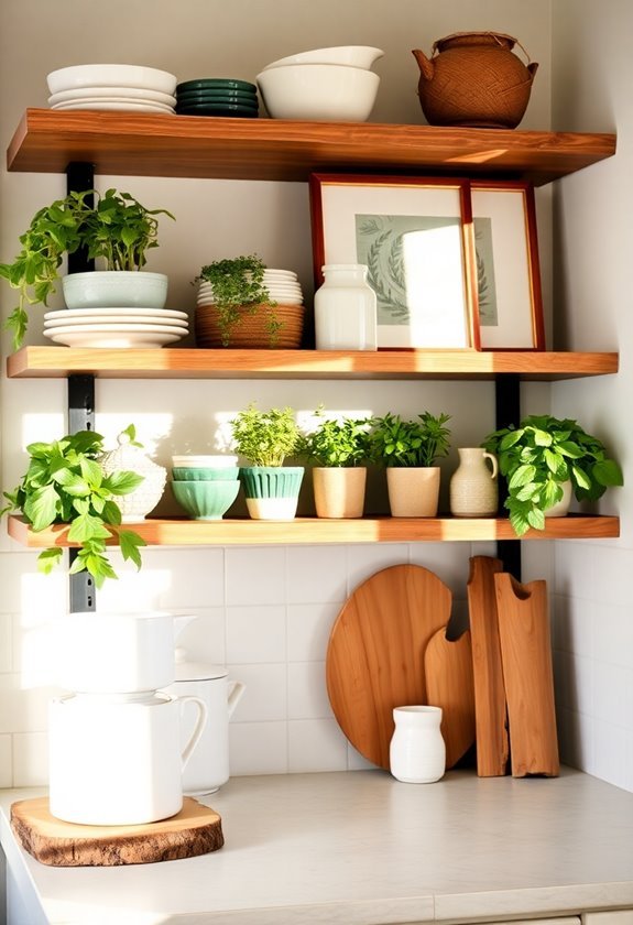 decorative kitchen shelf ideas