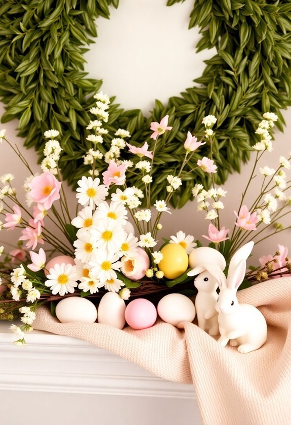 easter mantel decor inspiration