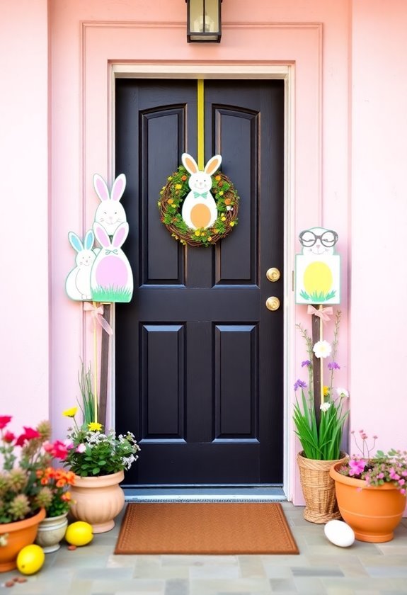 easter themed decorative signage